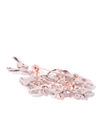 YouBella Jewellery Latest Stylish Crystal Unisex Floral Shape Brooch for Women/Girls/Men